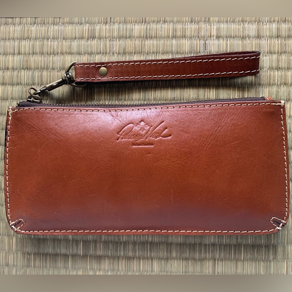 Patricia Nash Leather Wristlet Clutch